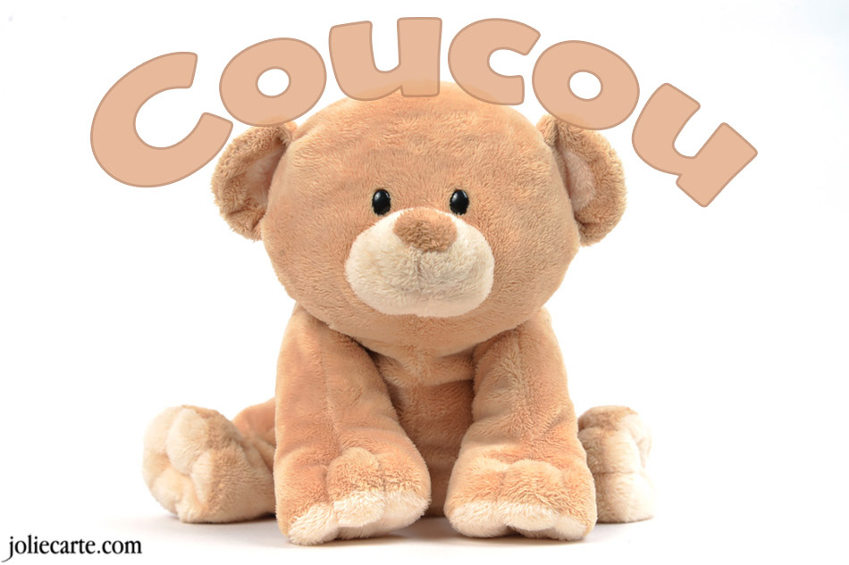 Cartes Virtuelles Coucou Nounours Joliecarte