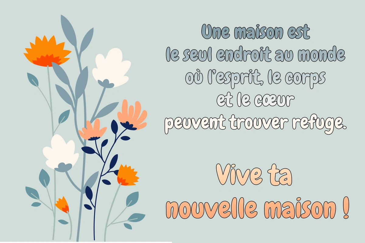 Petit Mot Pour Souhaiter Un Bon Déménagement Carte virtuelle animee de demenagement - Joliecarte