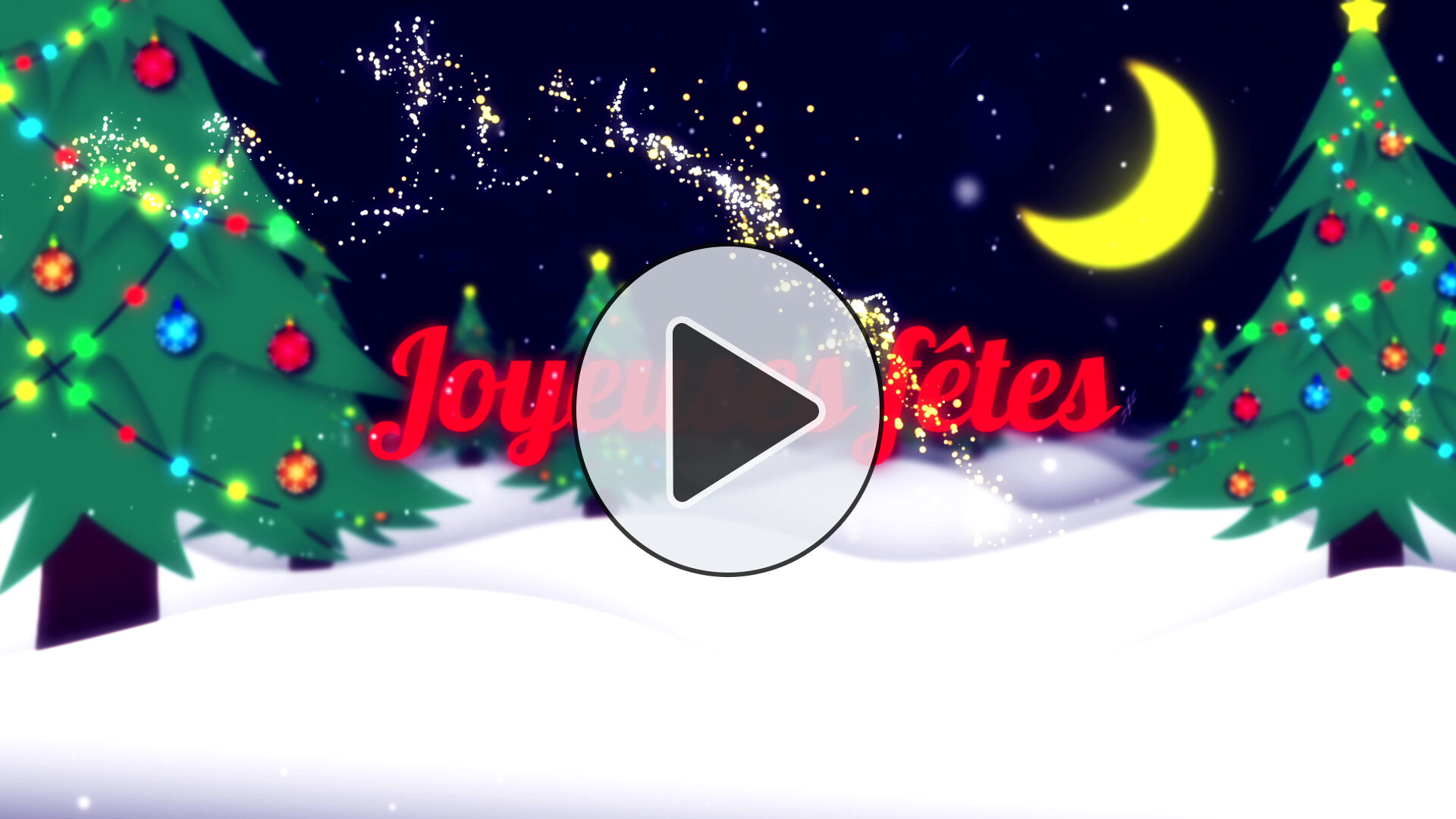 145 - Joyeuses Fêtes - Carte virtuelle bonnes fêtes de fin d'année