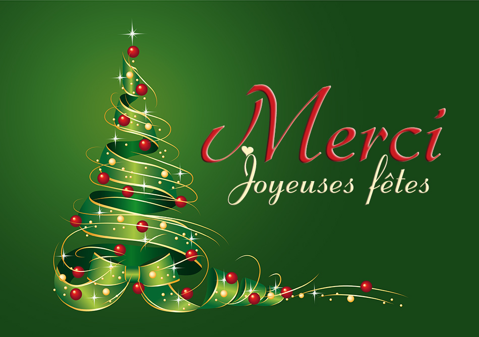 Cartes Virtuelles Merci Et Joyeuses Fetes Joliecarte